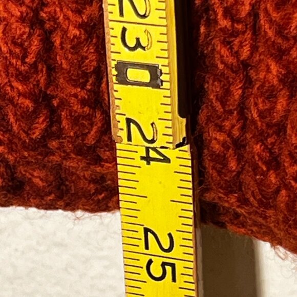 Universal Thread Womens Rust Textured Loop Knit Cardigan XS Wool Blend Y2K - Picture 10 of 16